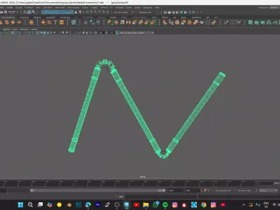 Sansetsukon Triple Staff 3D MODEL FROM JJK Low-poly 3D model