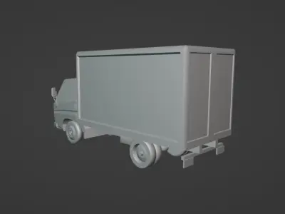 Hyundai HD 45 Low-poly 3D model