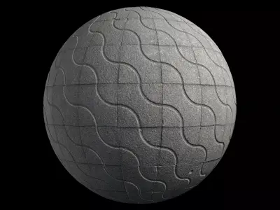 Gray patterned tiles Texture