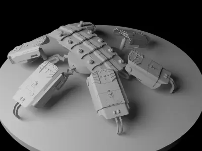 robot crab  3d model  3D model