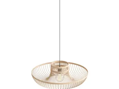 Luminaire sumbawa - suspension en bambou 3D model
