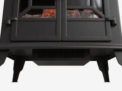 Electric Heater Fireplace Lokatse Home 02 3D model