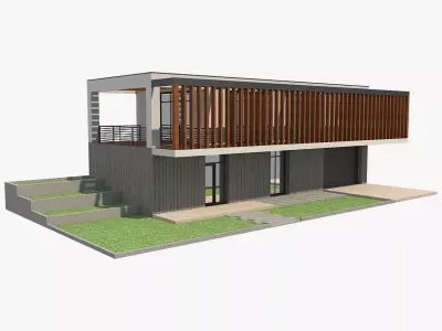 Modern House 7 3D model