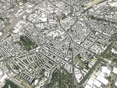 Cityscape  Dortmund Germany 3D model