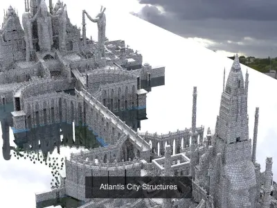 Ocean City Collection 1 3D Model Pack