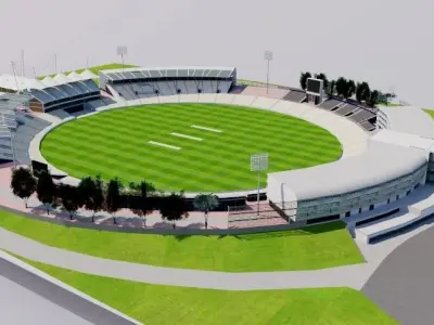Rose Bowl Cricket Ground - England 3D model