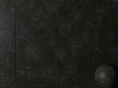 Stone Wall Tiles Kibo Black 120x270 Set 2 Texture