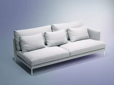 Paraiso End Sofa 3D model