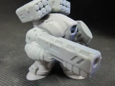 CHIBI-TECH SD - RAMPAGE ARM        3D print model