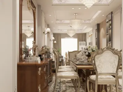 CLASSIC INTERIOR HOME 3D model