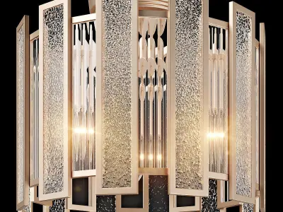 71204x Agave Lightstar Chandelier 3D model