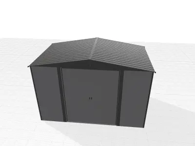 Apex Shed 3D model