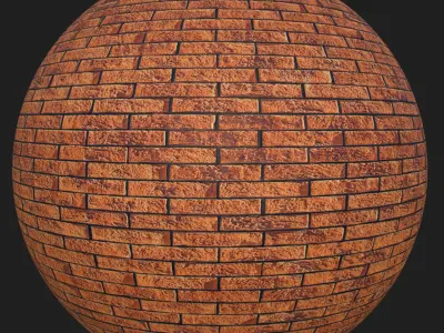 Brick Material Pack Low-poly 3D model