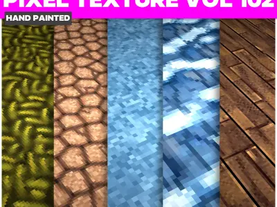 Pixel Vol 102  -  Game PBR Textures Texture
