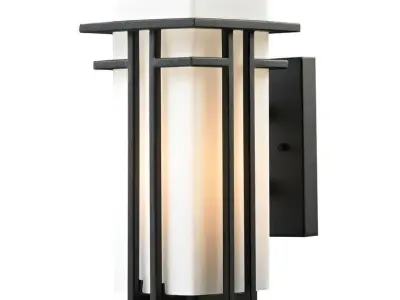 Leena 1 - Light Dimmable Matte Black Flush Mounted Sconce Free 3D model