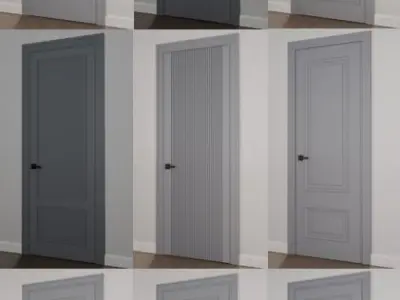 Doors Collection - 33 pieces 3D model  3D model