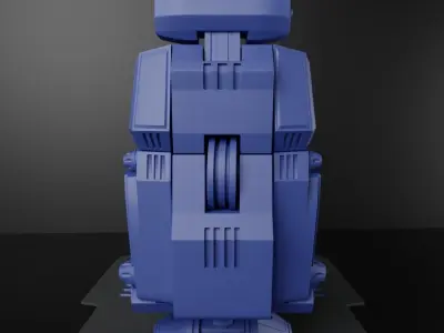 Sci Fi Bridge Chair 3D model