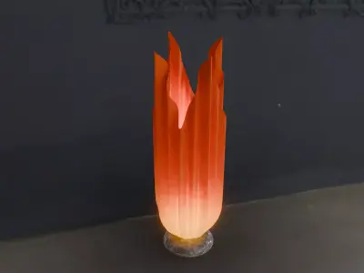 The Floor Lamp FIRE Low-poly 3D model