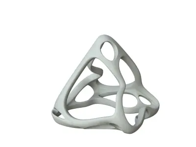 SciFi Cube Object No 64453 Low Poly Shape Low-poly 3D model