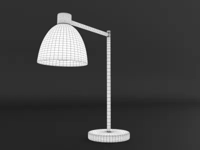 Lamp table - navy Low-poly 3D model