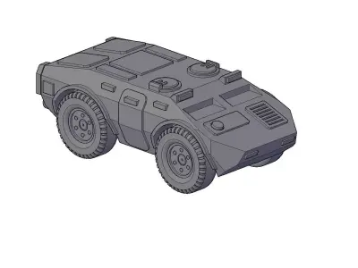 EXPLORATION VEHICLE 3D print model