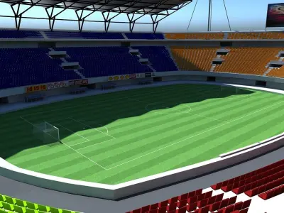 Football Stadium  3D model