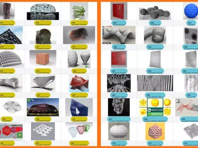 150 Parametric Scripts for Rhino Grasshopper 3D model 3D model