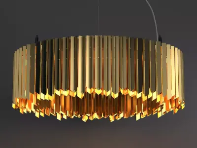 Facet Chandelier 3D model