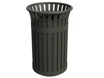 Trash Can V1 PBR Low-poly 3D model