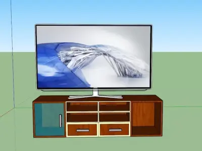 Tv cabinet 3D model purchase