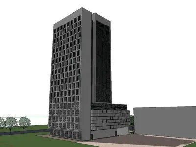 vacation spot-Resort-Fashion Leisure Hotel-0220 3D model