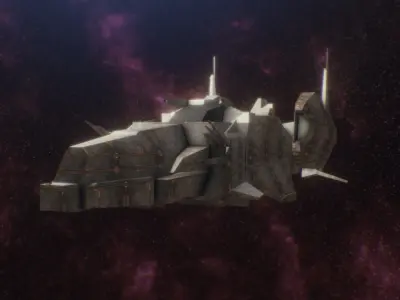 Spaceship Balkala 3D model