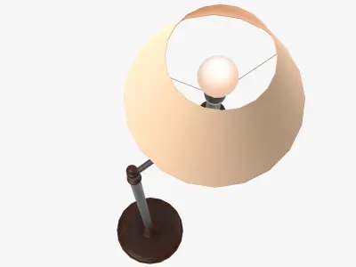 Floor Lamp Low-poly 3D model