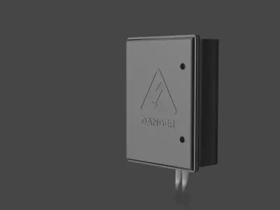 Electric Box Free 3D model