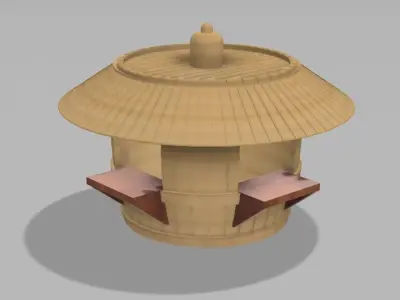 Barrel Bar - H0 Scale 3D print model
