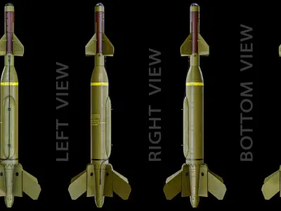  Paveway GBU Family Laser Guided Bombs PBR Bundle 