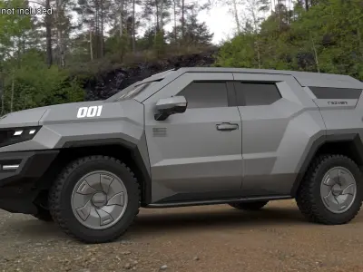  Armoured SUV Rezvani Vengeance Grey Simplified 