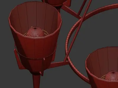 Patmos Chandelier 3D model