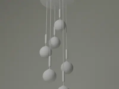 Minimal Chandelier 3D model