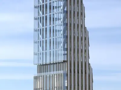 111 West 57th Street Skyscraper New York 3D model
