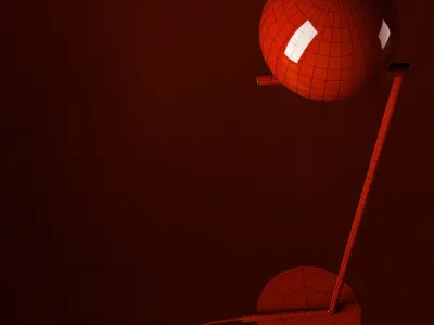 Floor lamp IC 3D model