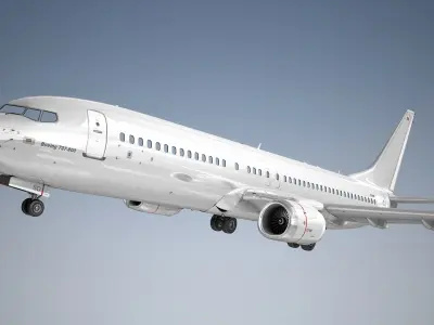  Boeing 737-800 Generic White 