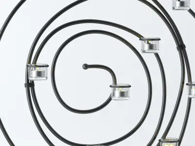 Ornamental Candleholder 3D model