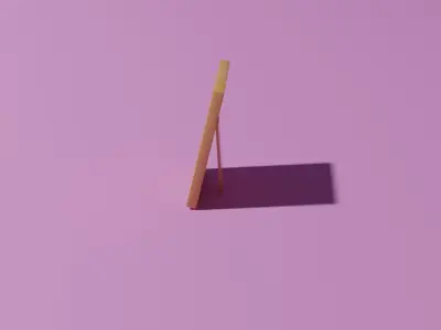 Picture frame 3D model 4