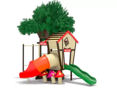 Tree Playground 3D model