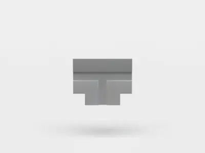 Sewer ground Low-poly 3D model