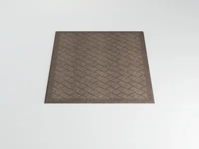 Welcome Mat - Coffee Brown Free low-poly 3D model