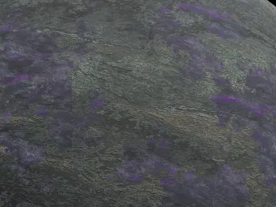 alien moon 007 Low-poly 3D model