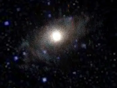 Triangulum Galaxy 3D model