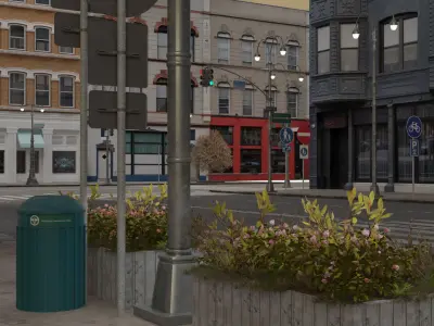 URBAN flower pot Free 3D model